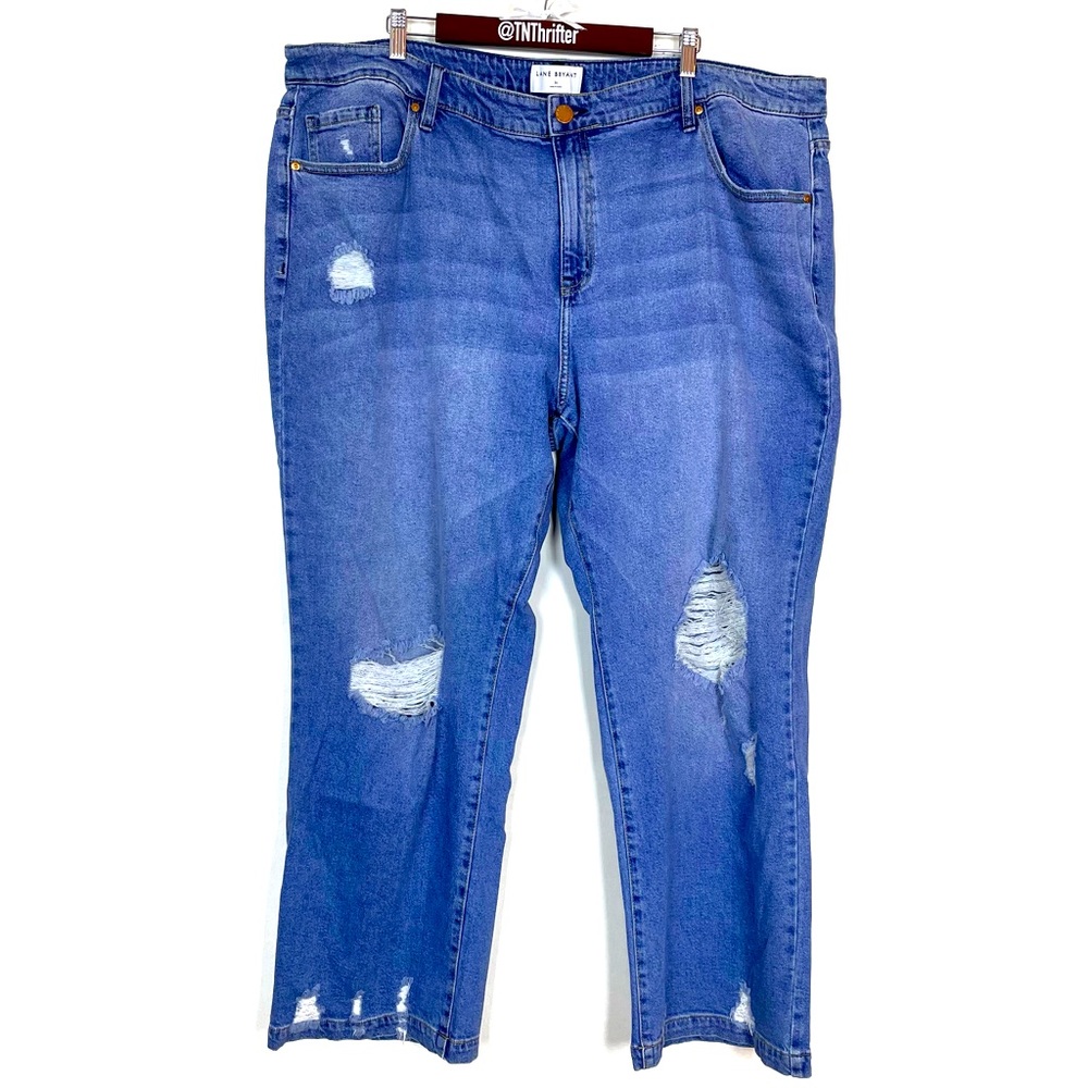 Lane Bryant Womens Flex Magic Waistband High Rise Classic Straight Size 26 Jeans